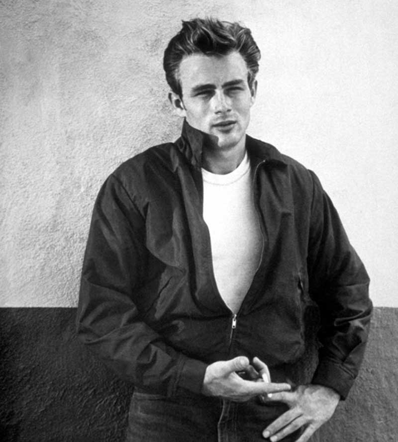 Hollywood icon James Dean perfectly captures the 1950s’ adoption of casual style in 1955’s “Rebel Without a Cause.”