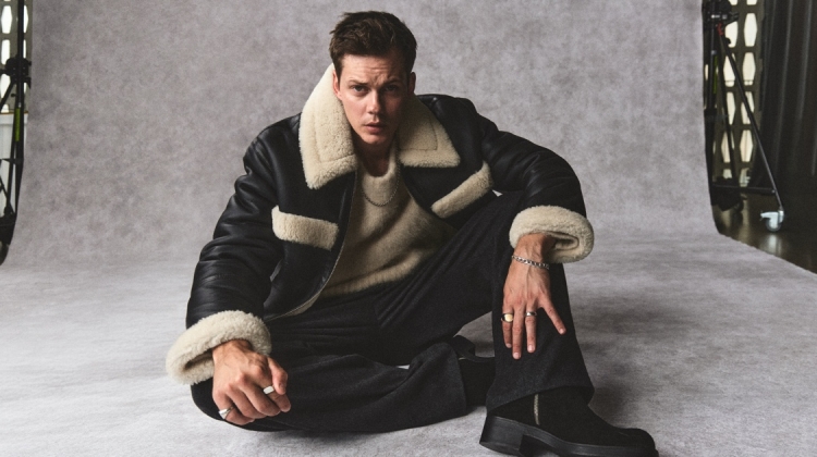 Bill Skarsgard HM Atelier Fall 2024 Campaign