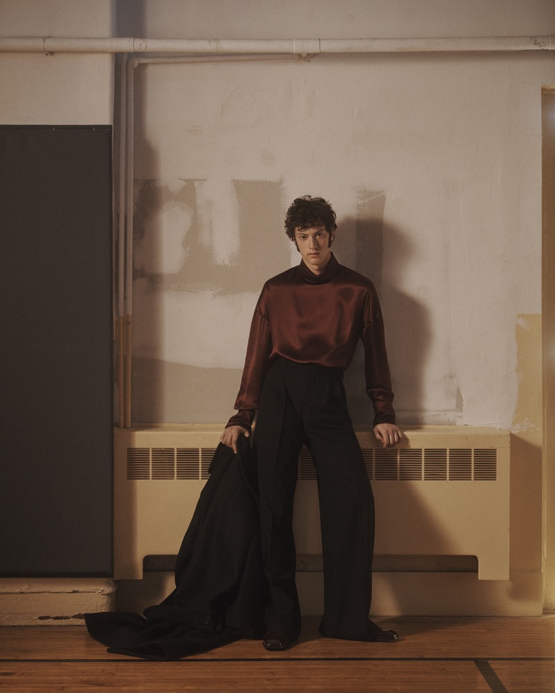 Dominic Sessa takes the spotlight in Saint Laurent for VMAN.