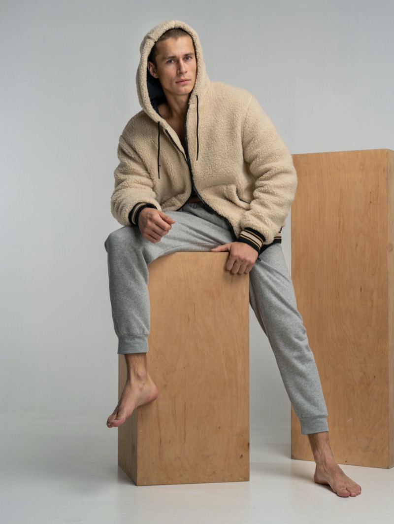 Stay warm and cozy in fleece loungewear.