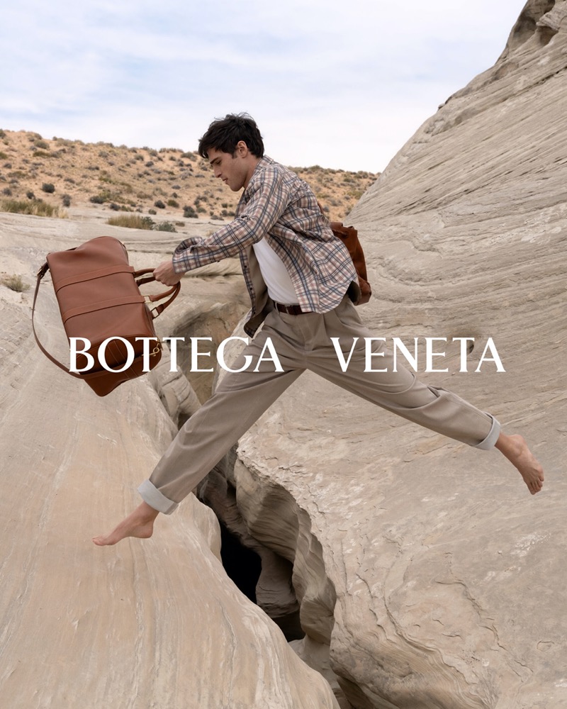 Bottega Veneta brand ambassador Jacob Elordi fronts the fashion house’s latest campaign.