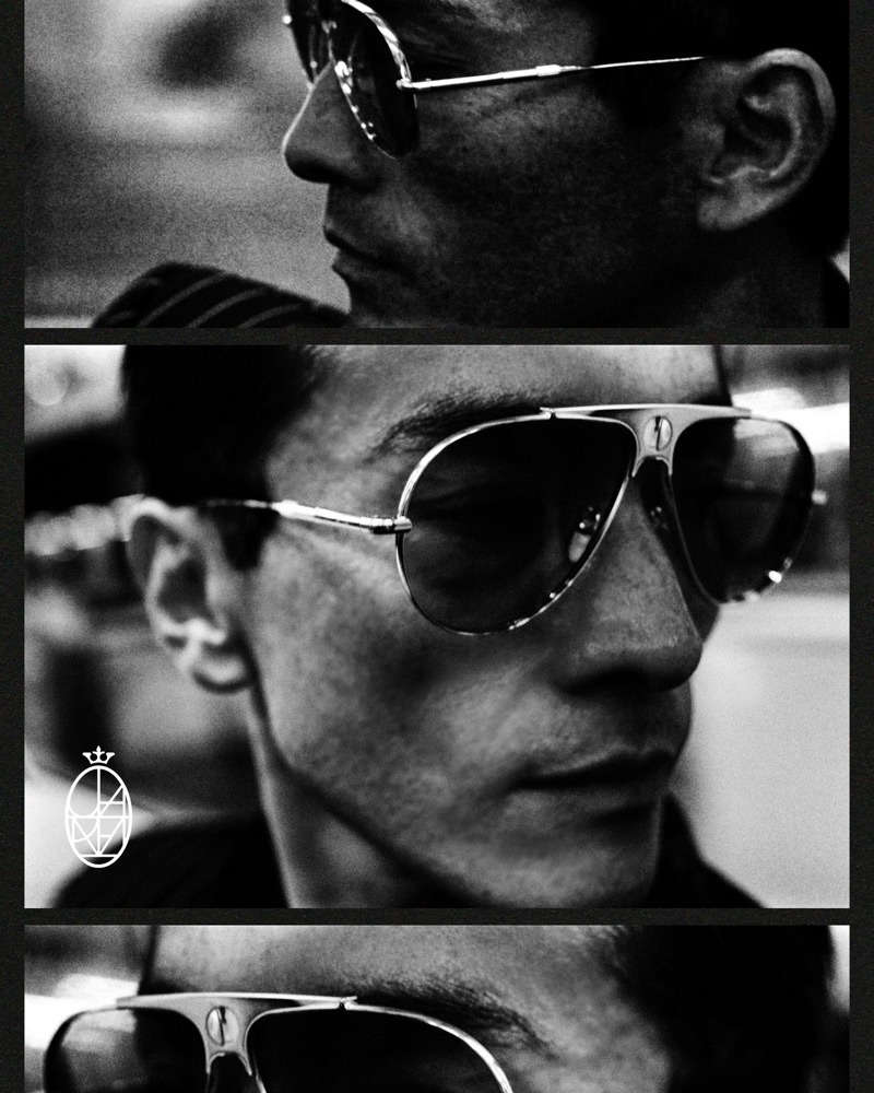 Daisuke Ueda wears the Jacques Marie Mage Daido aviators.