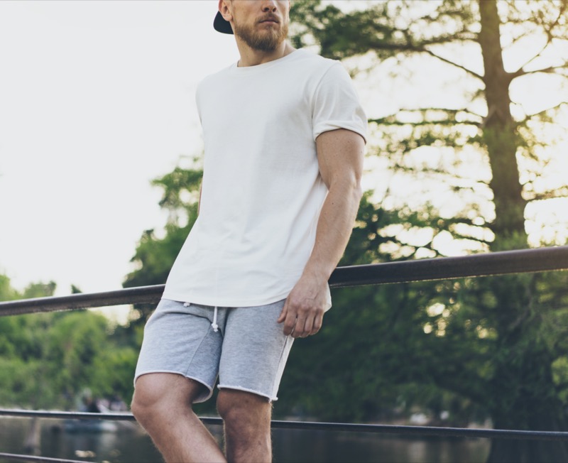 Sweat shorts are versatile enough for lounging at home and running errands.