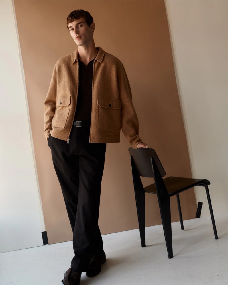 Kit Butler models a dynamic look from Madewell’s fall 2024 collection.