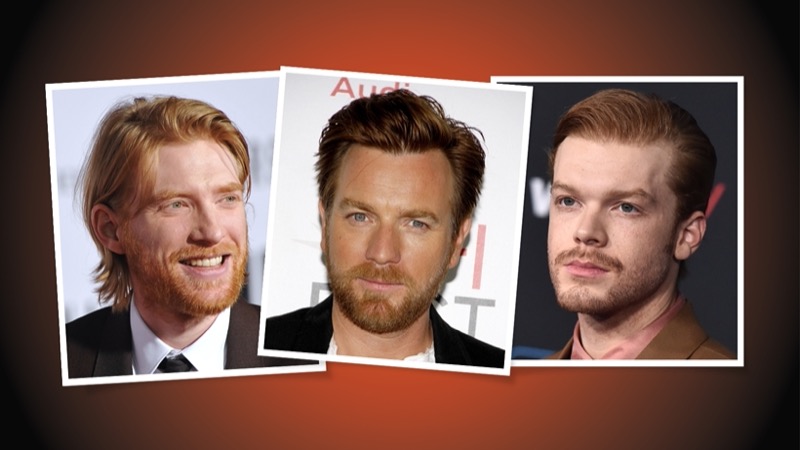 Explore popular redhead actors and their famously coifed ginger hair.