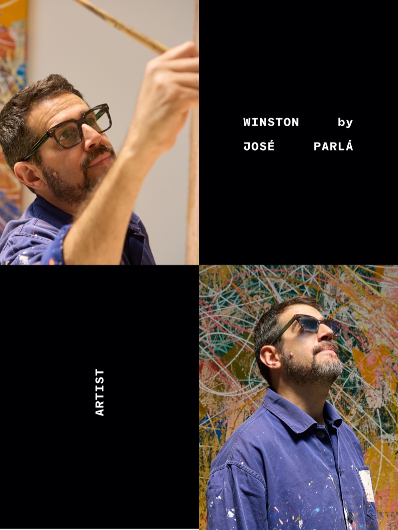 José Parlá wears Warby Parker’s Winston glasses.