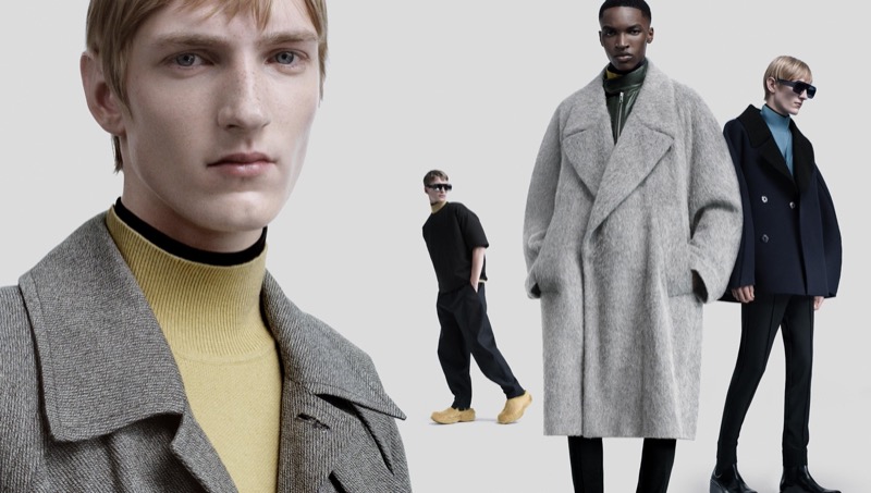 Oversized outerwear takes the spotlight in the Zara Studio fall-winter 2024 campaign.