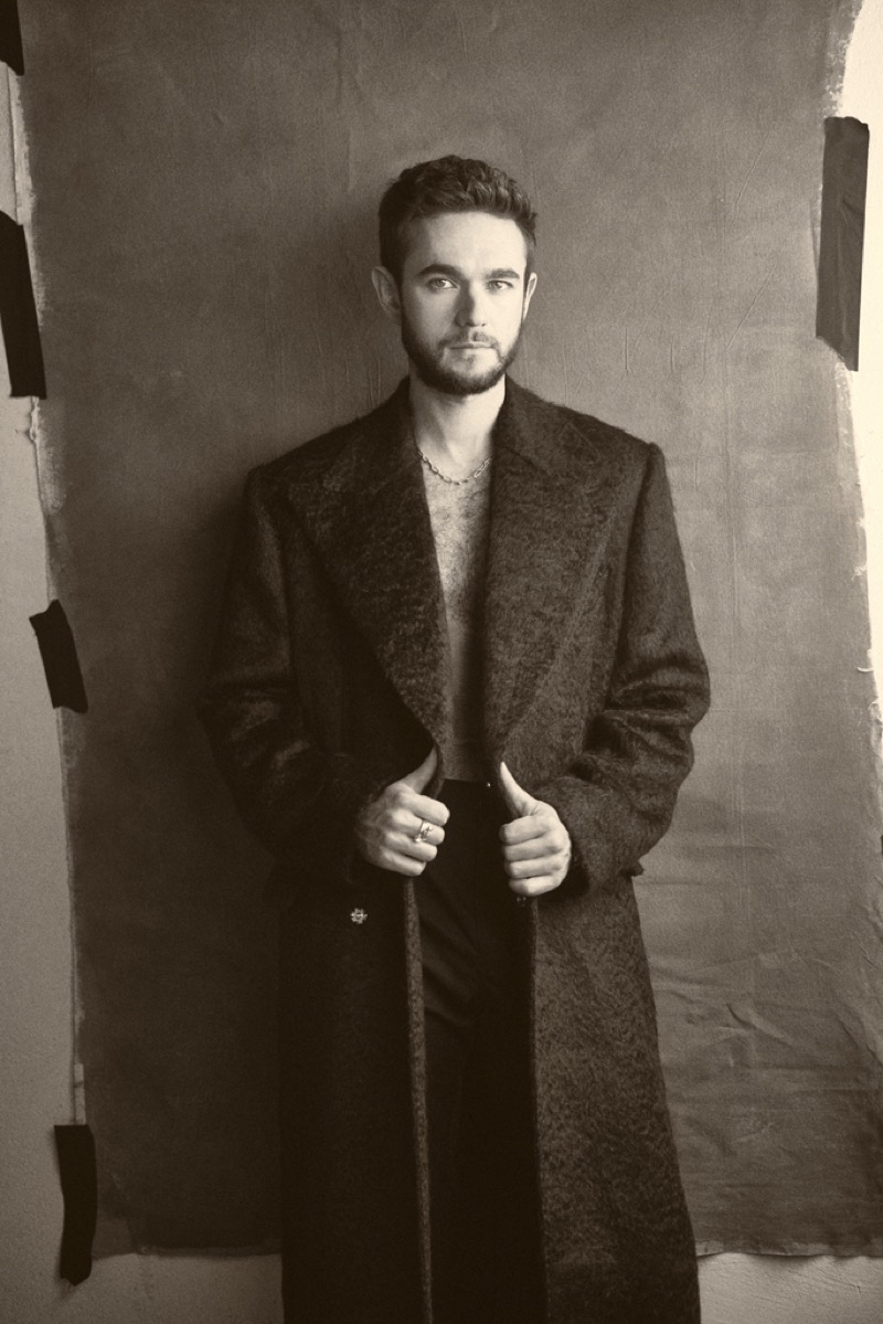 Zedd wears a dark look from Dolce & Gabbana for Numéro Netherlands.