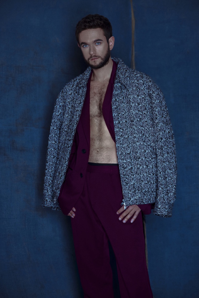 Appearing in a feature for Numéro Netherlands, Zedd wears Lanvin.