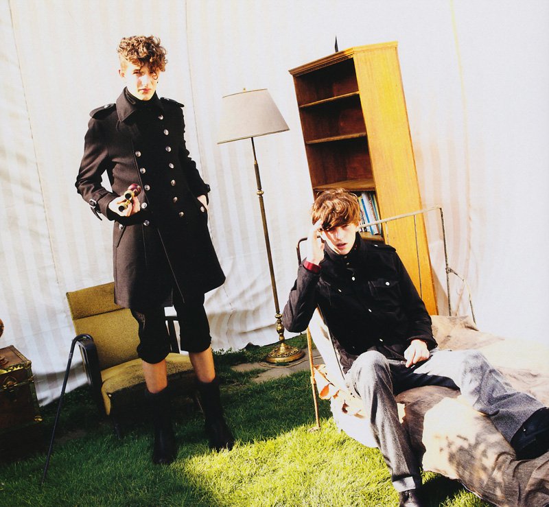 Alex Dunstan & Kaan Tilki by Tokumaru Junichiro in Burberry Black Label ...